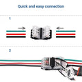 Inline quick connector for 3 wires - 0.34~0.54 mm² - 300V / 9A 4