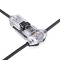 T-shaped quick connector for 1 wire - 0.34~0.78 mm² - 300V / 9A 3