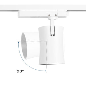 Proyector LED arquitectónico para carril monofásico CCT - 40W - CRI 90 - Barcelona Led-
