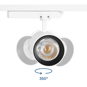 Proyector LED arquitectónico para carril monofásico CCT - 40W - CRI 90 (14)