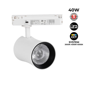 Proyector LED arquitectónico para carril monofásico CCT - 40W - CRI 90 (17)