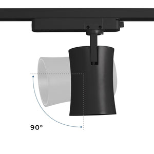 Proyector LED arquitectónico para carril monofásico CCT - 40W - CRI 90 - Barcelona Led-