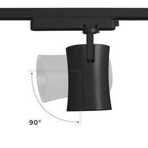 Proyector LED arquitectónico para carril monofásico CCT - 40W - CRI 90 (30)