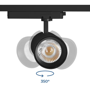 Proyector LED arquitectónico para carril monofásico CCT - 40W - CRI 90 (31)