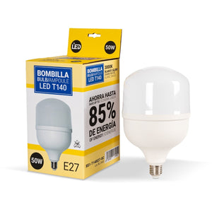Bombilla LED de alta potencia E27 T140 - 50W - Barcelona Led-
