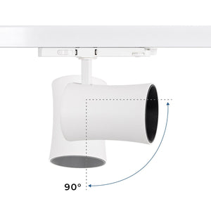 Proyector LED arquitectónico para carril trifásico CCT - 40W - CRI 90 - Driver KGP - Barcelona Led-