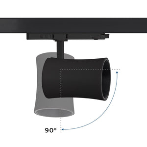 Proyector LED arquitectónico para carril trifásico CCT - 40W - CRI 90 - Driver KGP - Barcelona Led-