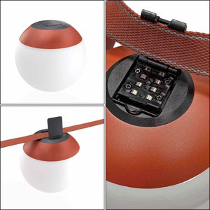 Lámpara configurable "Axia 1" - KIT lámpara bola 12W + cinta textil eléctrica + accesorios - Barcelona Led-Decoración