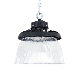 Difusor lumínico de policarbonato para campana LED industrial B8155-150W - B8150-150 - Ángulo 90° - Barcelona Led-Accesorios