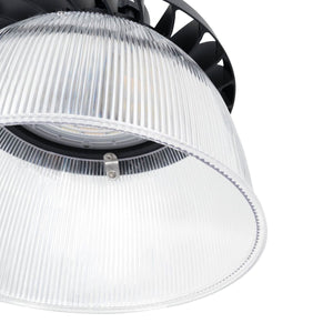 Difusor lumínico de policarbonato para campana LED industrial B8155-150W - B8150-150 - Ángulo 90° - Barcelona Led-Accesorios