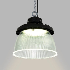 Difusor lumínico de policarbonato para campana LED industrial B8155-150W - B8150-150 - Ángulo 90° (6)