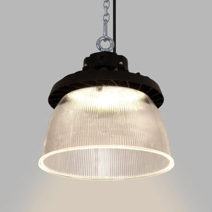 Difusor lumínico de policarbonato para campana LED industrial B8155-150W - B8150-150 - Ángulo 90° - Barcelona Led-Accesorios