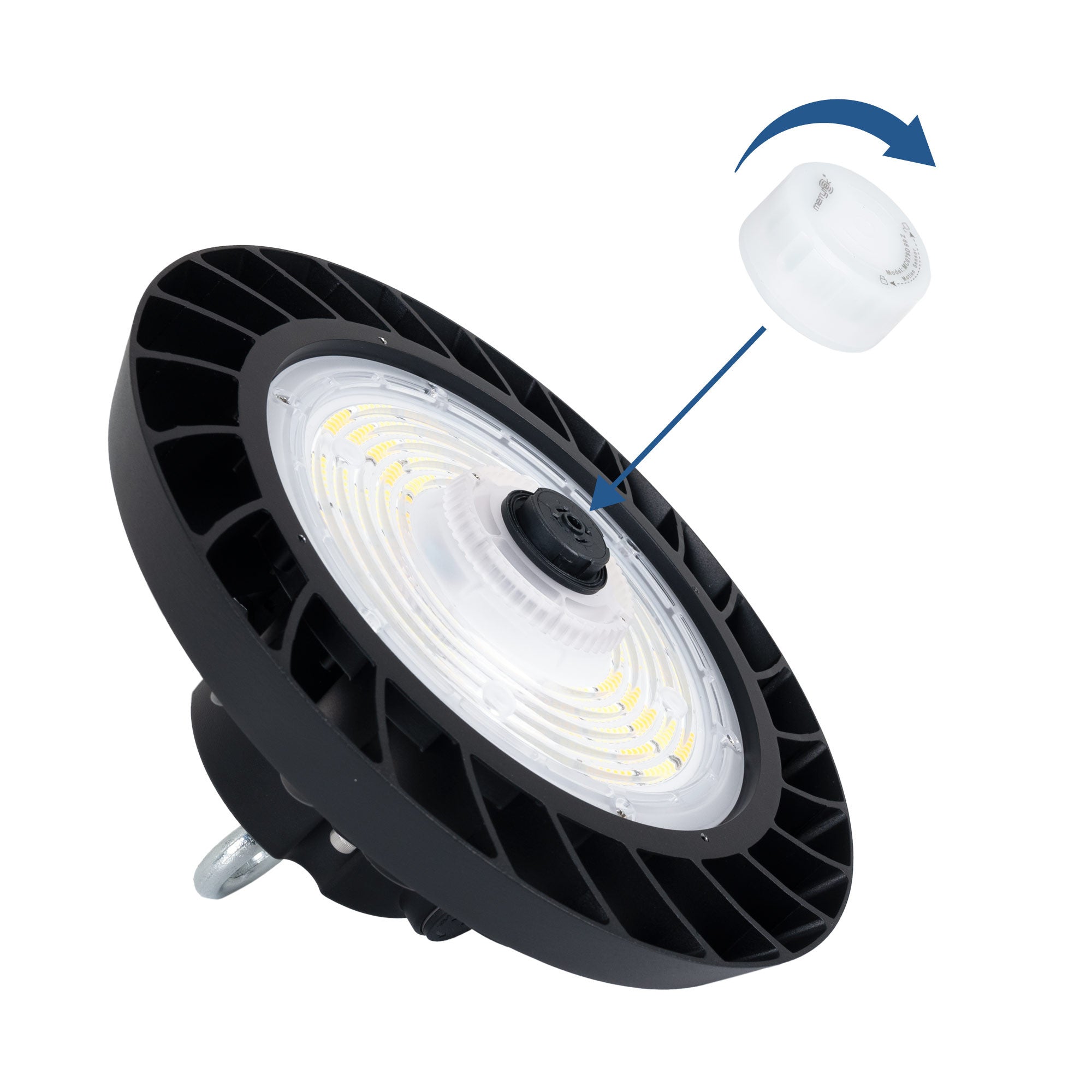 Sensor de movimiento por microondas para campanas LED industriales B8155 (1)