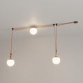 Konfigurierbare Lampe „Axia 6“ - 3 Kugellampen 12W + leitfähiges Textilband + Zubehör 4