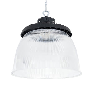 Difusor lumínico de policarbonato para campana LED industrial B8155-200W - B8150-200 - Ángulo 90° - Barcelona Led-Accesorios