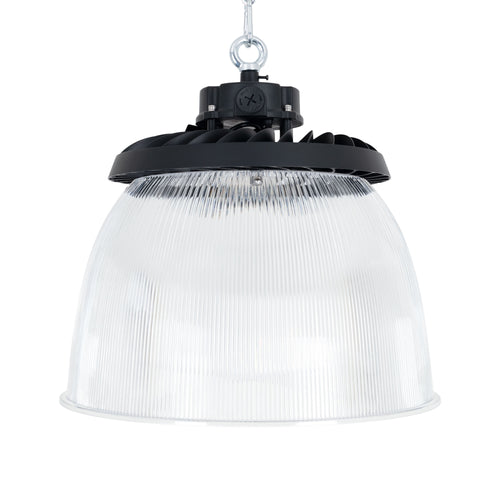 Difusor lumínico de policarbonato para campana LED industrial B8155-200W - B8150-200 - Ángulo 90°