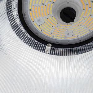 Difusor lumínico de policarbonato para campana LED industrial B8155-200W - B8150-200 - Ángulo 90° (3)