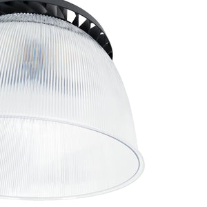 Difusor lumínico de policarbonato para campana LED industrial B8155-200W - B8150-200 - Ángulo 90° - Barcelona Led-Accesorios