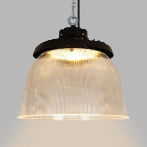 Difusor lumínico de policarbonato para campana LED industrial B8155-200W - B8150-200 - Ángulo 90° - Barcelona Led-Accesorios