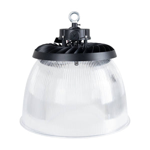 Difusor lumínico de policarbonato para campana LED industrial B8155-200W - B8150-200 - Ángulo 90° - Barcelona Led-Accesorios