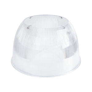 Difusor lumínico de policarbonato para campana LED industrial B8155-200W - B8150-200 - Ángulo 90° - Barcelona Led-Accesorios
