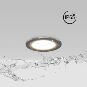 Kit Downlight LED exterior 5W - IP65 - 3000K + Aro intercambiable - TRIAC regulable - Corte Ø68mm (46)