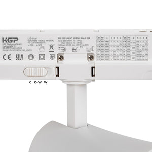Proyector LED arquitectónico para carril trifásico CCT - 20W - CRI 90 - Driver KGP (9)