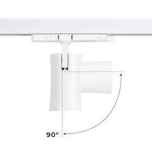 Proyector LED arquitectónico para carril trifásico CCT - 20W - CRI 90 - Driver KGP (12)