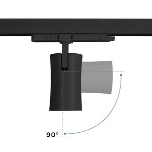 Proyector LED arquitectónico para carril trifásico CCT - 20W - CRI 90 - Driver KGP - Barcelona Led-