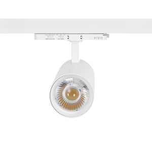 Proyector LED para carril trifásico - Potencia ajustable: 30W/ 34W/ 38W - CCT - CRI 90 - Barcelona Led-