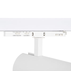 Proyector LED para carril trifásico - Potencia ajustable: 30W/ 34W/ 38W - CCT - CRI 90 - Barcelona Led-