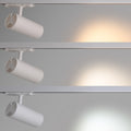 Faretto LED a binario trifase - Potenza regolabile: 30W/ 34W/ 38W - CCT - CRI 90 2