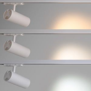 Proyector LED para carril trifásico - Potencia ajustable: 30W/ 34W/ 38W - CCT - CRI 90 (1)