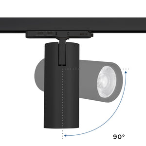 Proyector LED para carril trifásico - Potencia ajustable: 30W/ 34W/ 38W - CCT - CRI 90 (29)
