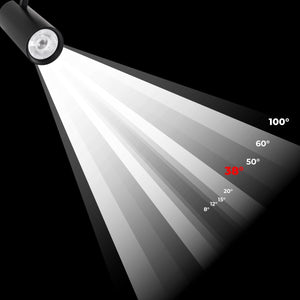 Proyector LED para carril trifásico - Potencia ajustable: 30W/ 34W/ 38W - CCT - CRI 90 - Barcelona Led-