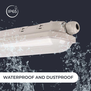 Pantalla estanca LED lineal enlazable- Regulable DALI - CCT - 150cm - 55W - Driver LIFUD - IP65 (7)