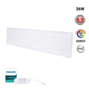 Panel LED empotrable Backlight 120x30cm 36W -135lm/W - UGR22 - Driver Philips - IP40 - Barcelona Led-