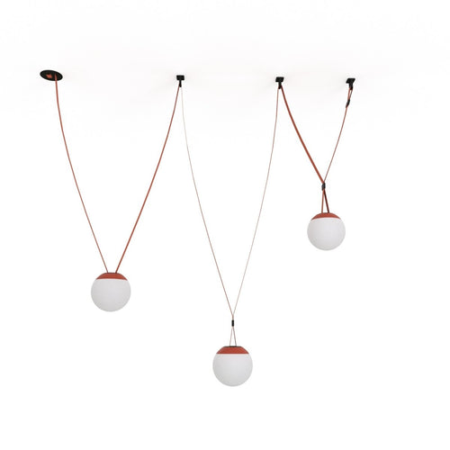 Konfigurierbare Lampe „Axia 6“ - 3 Kugellampen 12W + leitfähiges Textilband + Zubehör