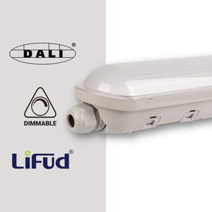 Pantalla estanca LED lineal enlazable- Regulable DALI - CCT - 150cm - 55W - Driver LIFUD - IP65 (13)