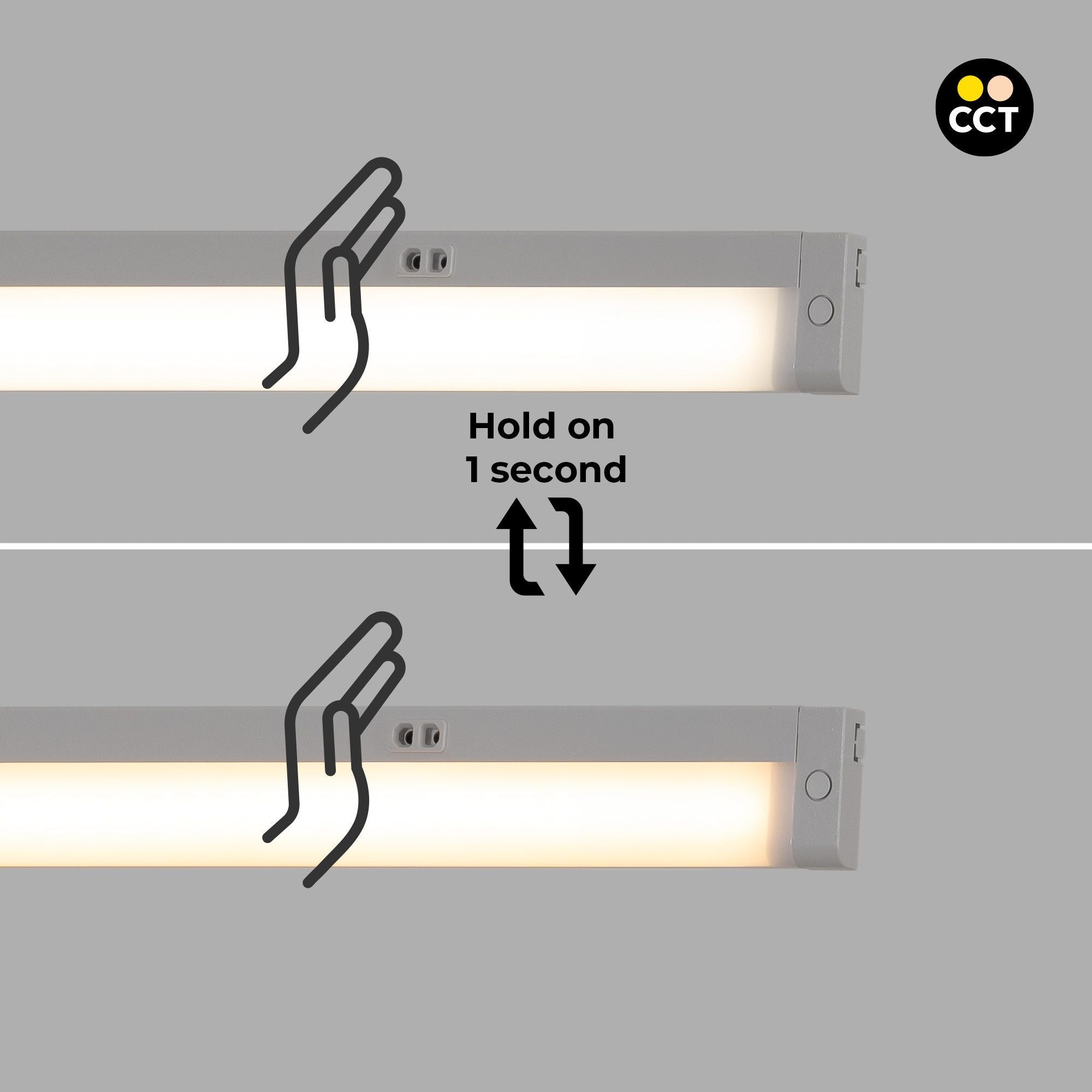 Regleta LED bajo mueble 8W - CCT - Con sensor - 60cm (1)