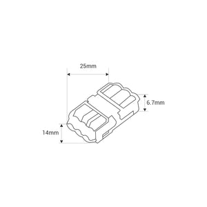 Conector rápido recto para 3 cables - 0.34~0.54 mm² - 300V / 9A (5)