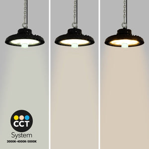 Campana LED UFO industrial 200W - CCT - Con sensor de movimiento - 170lm/W - Driver LIFUD - IP65 - 5 años garantía (9)