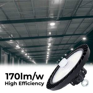 Campana LED UFO industrial 200W - CCT - Con sensor de movimiento - 170lm/W - Driver LIFUD - IP65 - 5 años garantía (10)