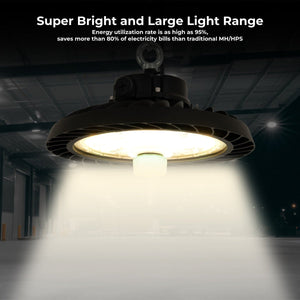 Campana LED UFO industrial 200W - CCT - Con sensor de movimiento - 170lm/W - Driver LIFUD - IP65 - 5 años garantía (15)