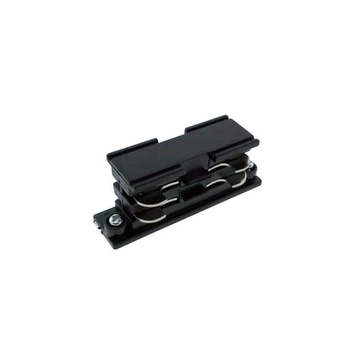Straight 180º rigid connection for recessed three-phase track