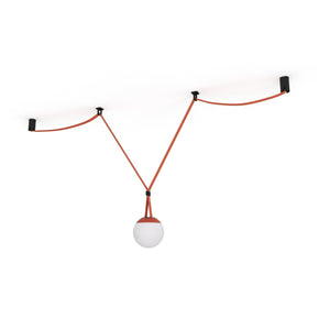 Lámpara configurable "Axia 3" - KIT lámpara bola 12W + cinta textil eléctrica + accesorios