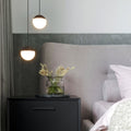 Spherical LED pendant light