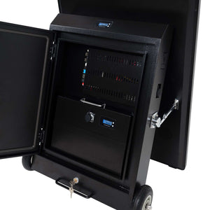 Display publicitario portátil 43'' exterior - LCD full HD - Con ruedas y batería (13)