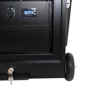 Display publicitario portátil 43'' exterior - LCD full HD - Con ruedas y batería (17)