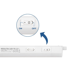 Regleta LED bajo mueble T5 - 4W - CCT - 30 cm - Opal - Barcelona Led-